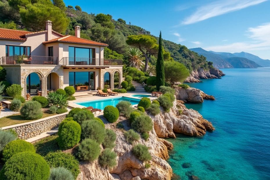 découvrez cette magnifique maison à vendre en corse, située en bord de mer, offrant une vue imprenable et un cadre de vie exceptionnel.