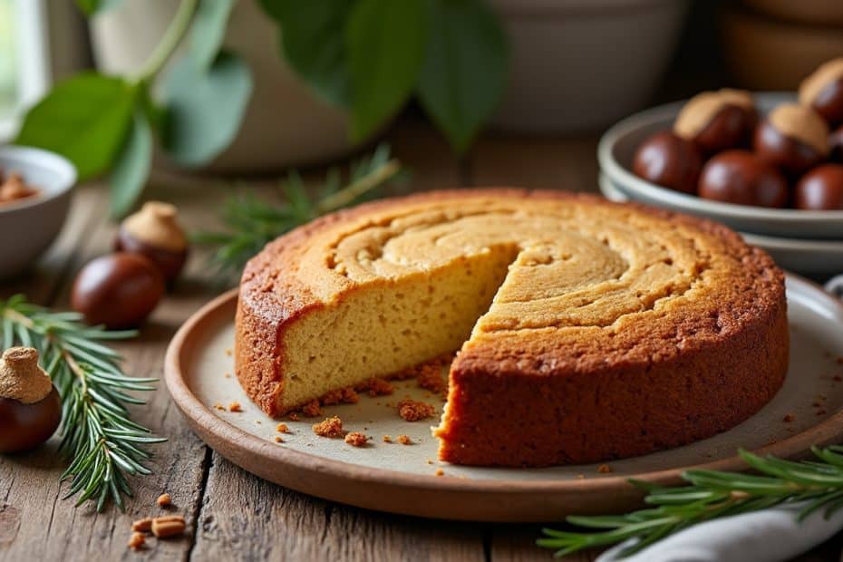 découvrez une recette de gâteau à la farine de châtaigne corse, moelleux et parfumé, idéale pour retrouver les saveurs authentiques de l’île.