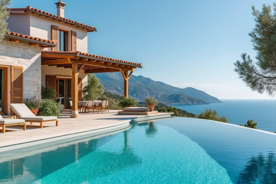 louez une villa en corse-du-sud avec piscine et profitez d’un séjour ensoleillé entre plages, paysages préservés et détente.