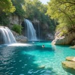 découvrez la piscine naturelle de la cascade des anglais, en corse : un cadre enchanteur pour une baignade rafraîchissante au cœur de la nature.